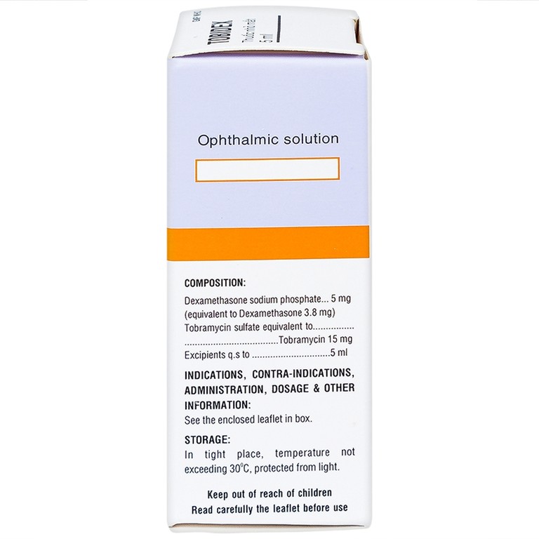 Thuốc nhỏ mắt Tobidex Bidiphar điều trị viêm mắt (5ml)