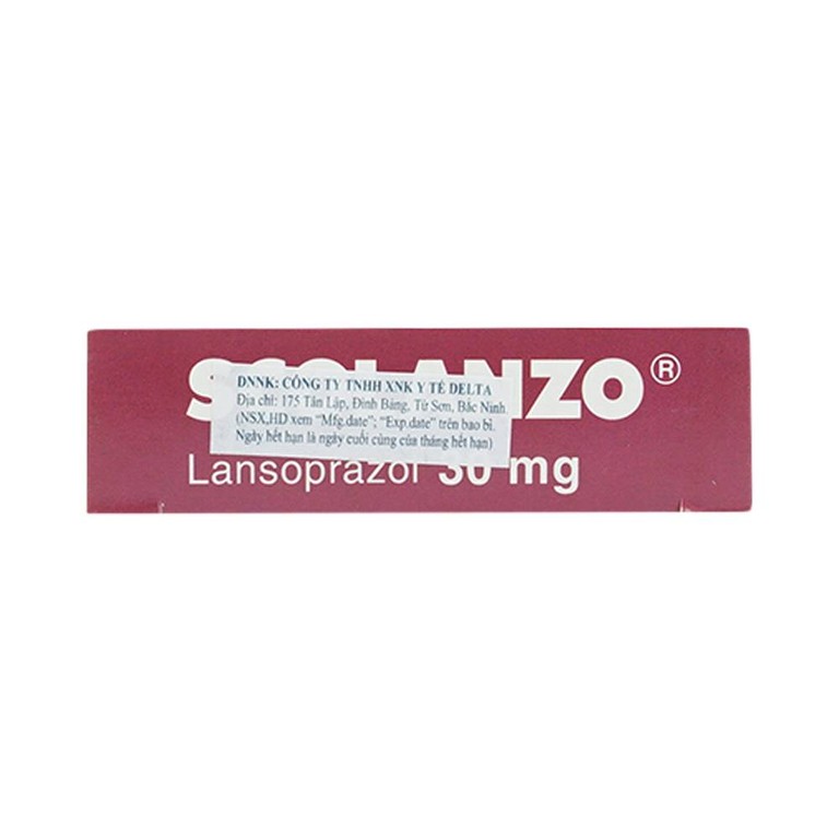 Thuốc Scolanzo 30mg Laboratorios Liconsa điều trị loét tá tràng, dạ dày (2 vỉ x 7 viên)