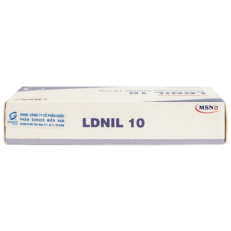 Thuốc LDNIL 10 MSN điều trị tăng cholesterol (3 vỉ x10 viên)