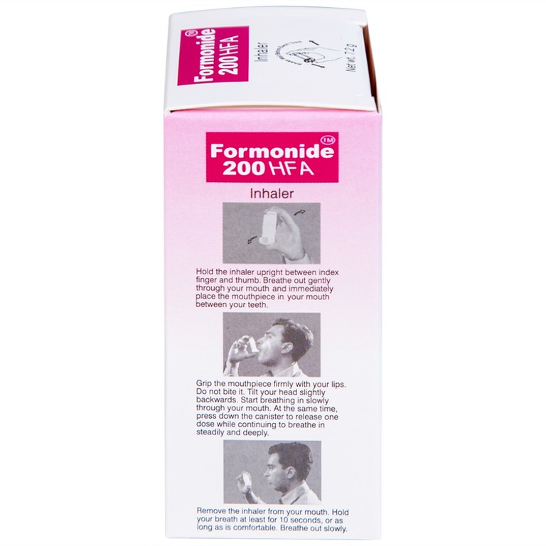 Thuốc hít khí dung Formonide 200 HFA Cadila điều trị hen suyễn (120 liều)