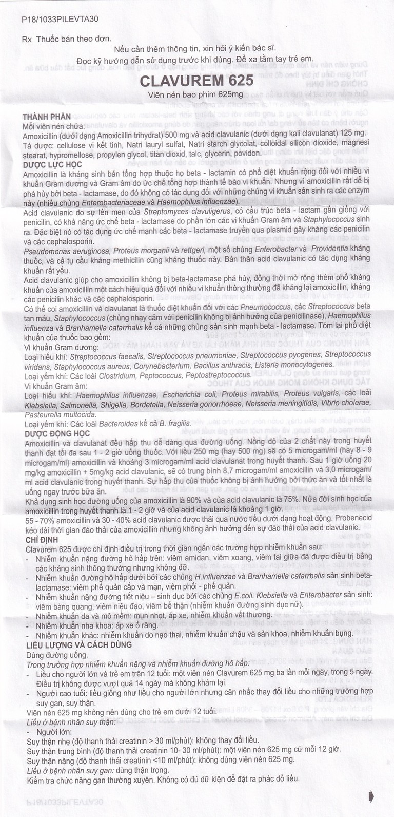 Thuốc Clavurem 625 Remedica điều trị nhiễm khuẩn (2 vỉ x 10 viên)