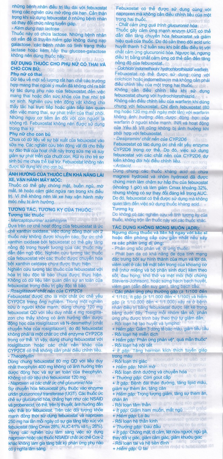 Thuốc Febuxotid VK 40 An Thiên điều trị tăng acid uric máu mãn tính (3 vỉ x 10 viên)