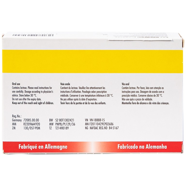 Thuốc Colosar-Denk 50/12.5 Denk điều trị tăng huyết áp (2 vỉ x 14 viên)