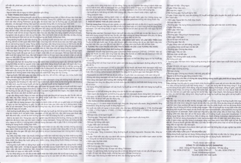 Viên nén Olanxol 10mg Danapha điều trị tâm thần phân liệt (10 vỉ x 10 viên)