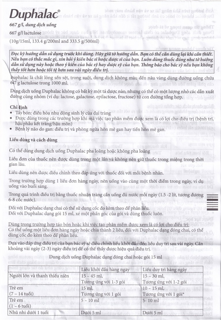 Siro Duphalac Abbott điều trị táo bón (200ml)