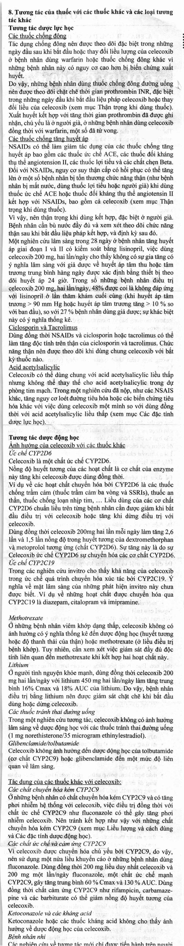 Thuốc Cofidec 200mg Sandoz giảm đau và giảm sưng mô mềm trong bệnh thoái hóa khớp (2 vỉ x 10 viên)