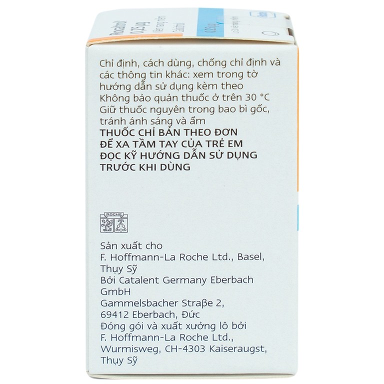 Thuốc Rocaltrol 0.25mcg Catalent điều trị chứng loãng xương sau mãn kinh (30 viên)