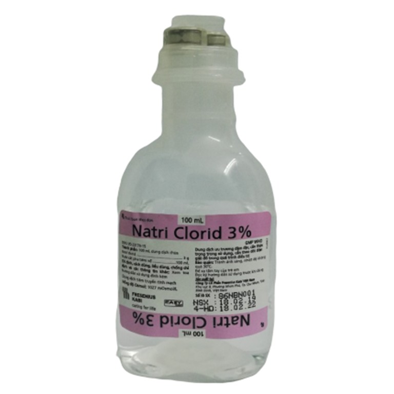Dịch truyền Natri Clorid 3% Fresenius Kabi bổ sung natri clorid (100ml)