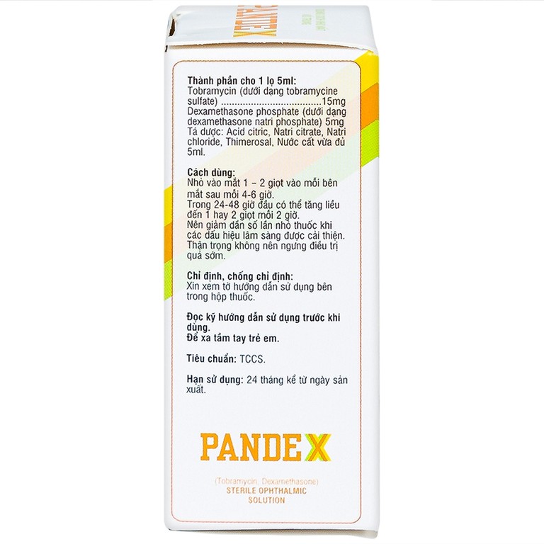 Thuốc nhỏ mắt Pandex DK Pharma điều trị viêm mắt (5ml)
