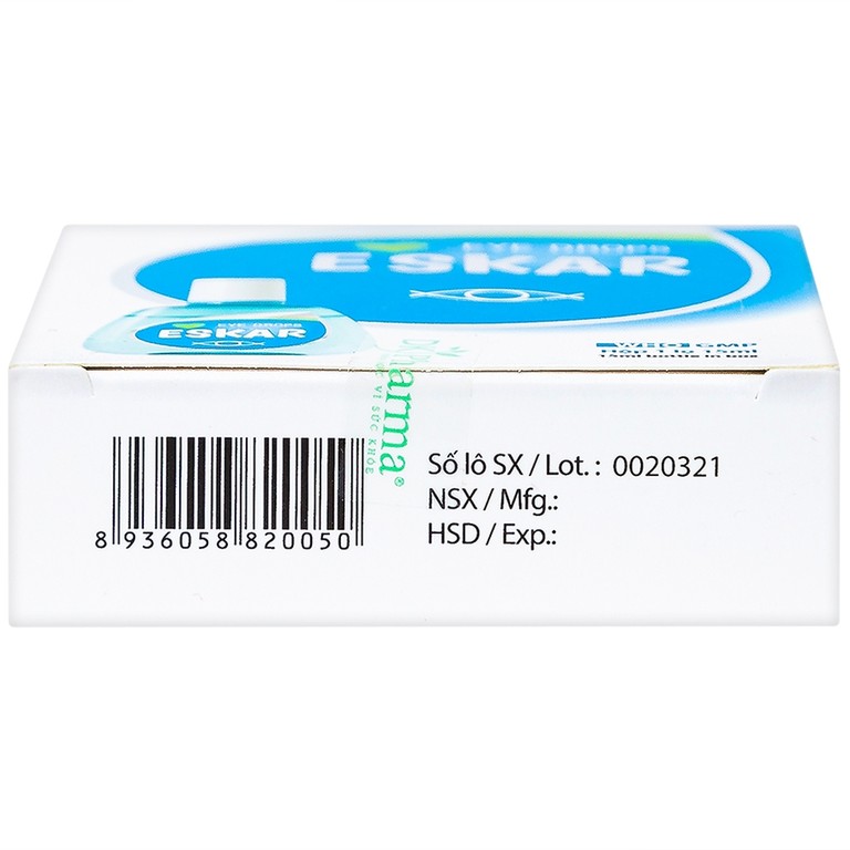 Thuốc nhỏ mắt Eskar DK Pharma điều trị mỏi mắt, ngứa mắt (15ml)