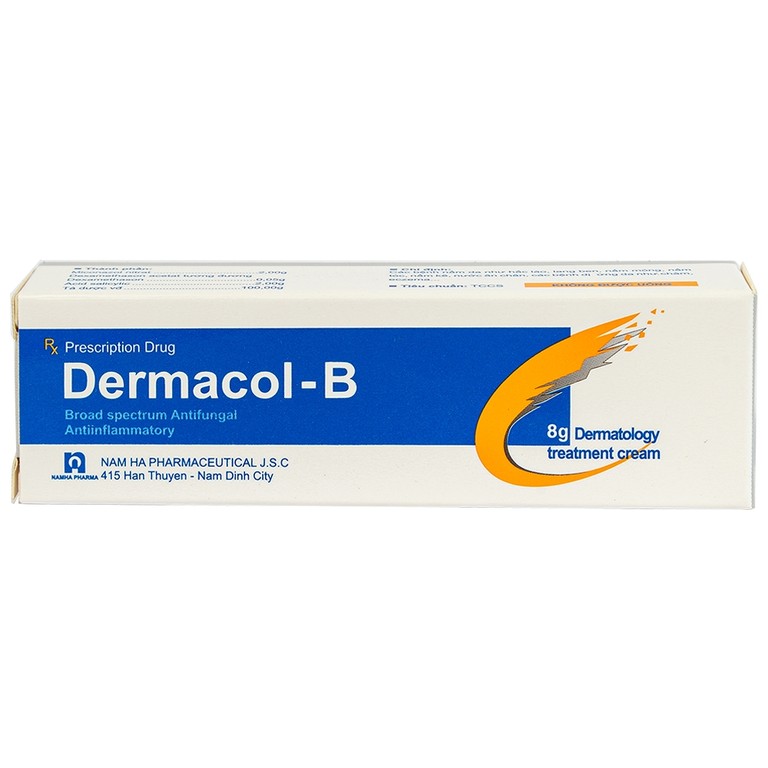 Kem bôi da Dermacol-B Nam Hà chống viêm, chống nấm da phổ rộng (8g)