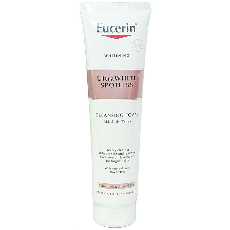 Sữa rửa mặt dịu nhẹ Eucerin Ultra White+ Spotless Gentle Cleansing Foam dành cho mọi loại da (150g)