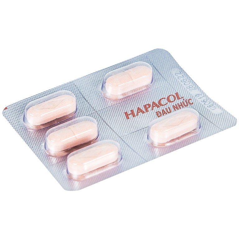 Thuốc Hapacol Đau Nhức DHG giảm đau, kháng viêm (10 vỉ x 5 viên)