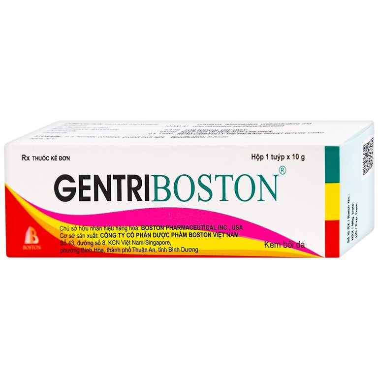 Kem bôi da GentriBoston điều trị các tổn thương viêm ngoài da (10g)