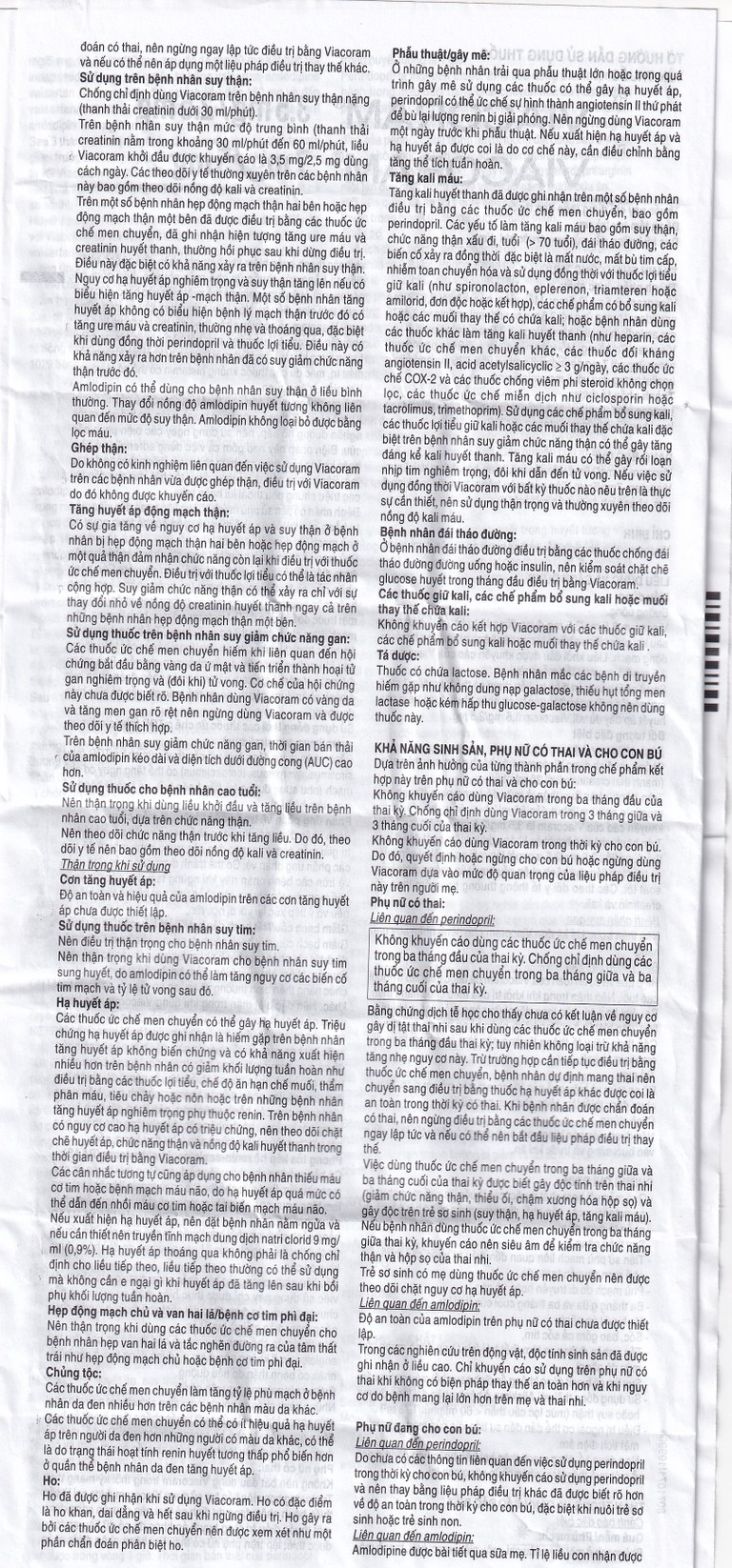 Thuốc Viacoram 7mg/5mg Servier điều trị tăng huyết áp vô căn (30 viên)