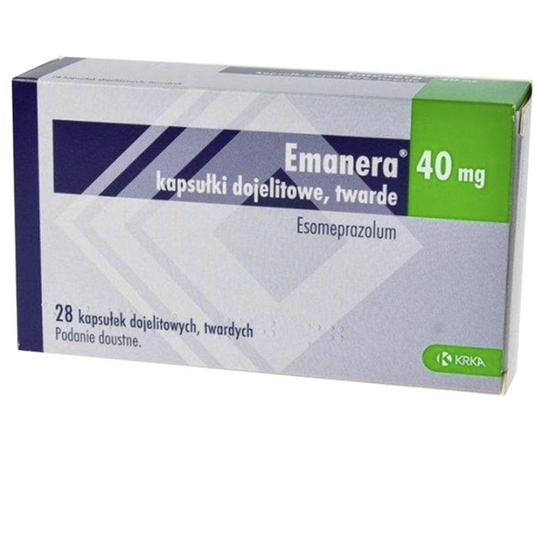 Thuốc Emanera 40mg KRKA điều trị trào ngược dạ dày thực quản (4 vỉ x 7 viên)
