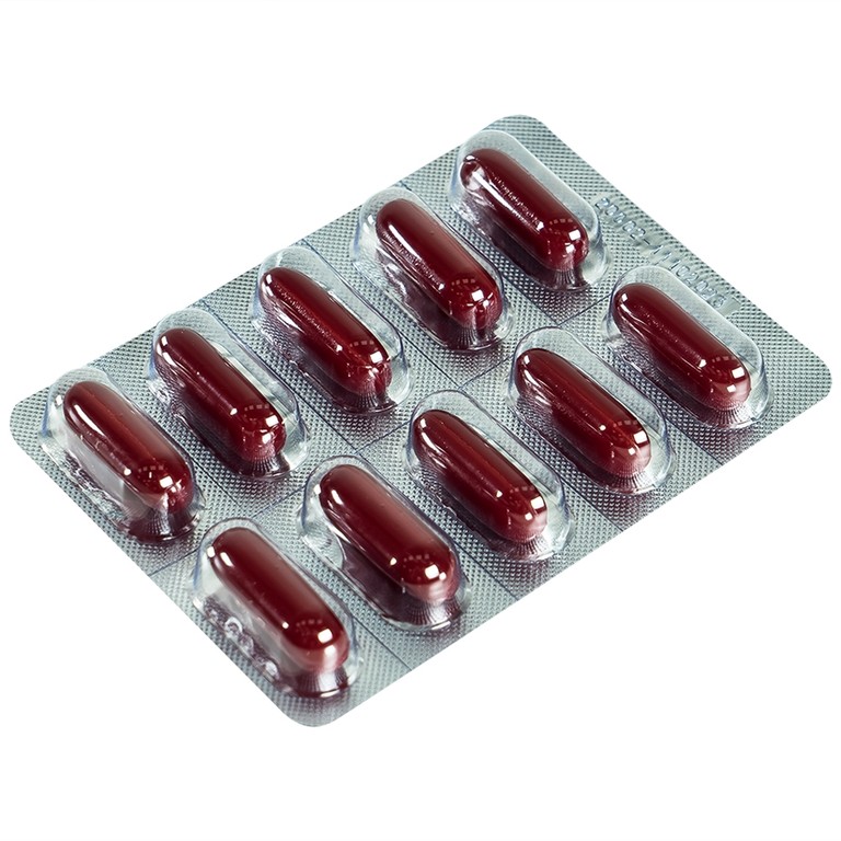 Viên nang mềm Leveritat 500mg Phil Inter Pharma điều trị viêm gan, gan nhiễm mỡ (10 vỉ x 10 viên)