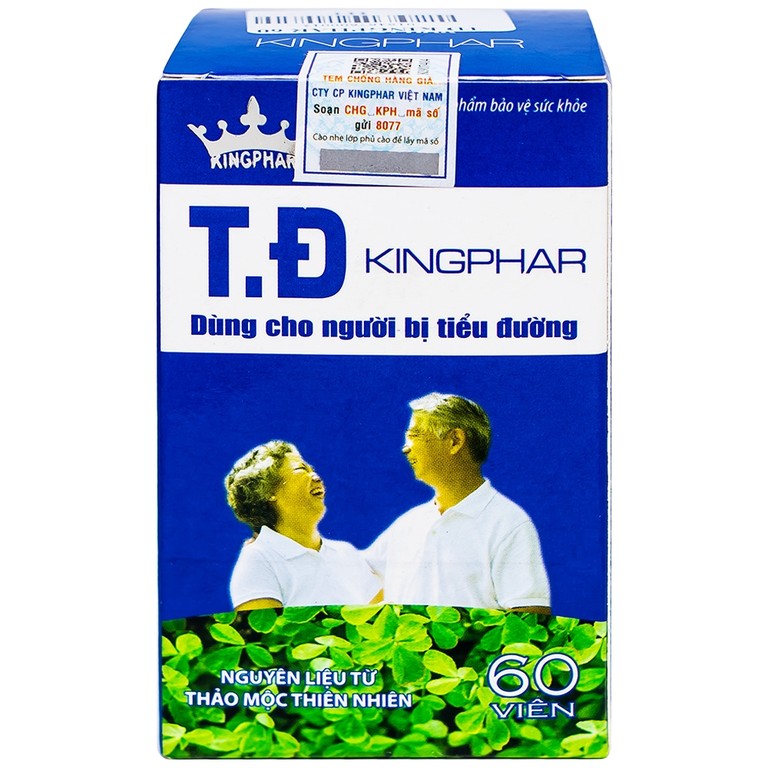 Viên uống T.Đ Kingphar dùng cho người bị tiểu đường (60 viên)