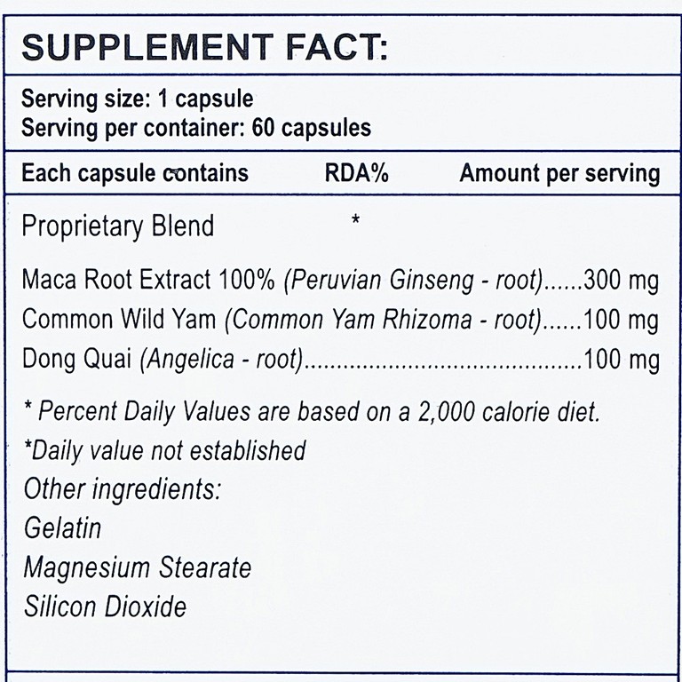 Viên uống Maca F Female hỗ trợ tăng cường nội tiết tố nữ, tăng khả năng sinh lý (60 viên)