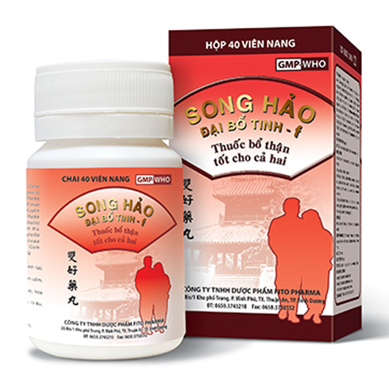 Thuốc Song Hảo Đại Bổ Tinh-f Fito điều trị nhức mỏi cơ thể, viêm khớp (40 viên)