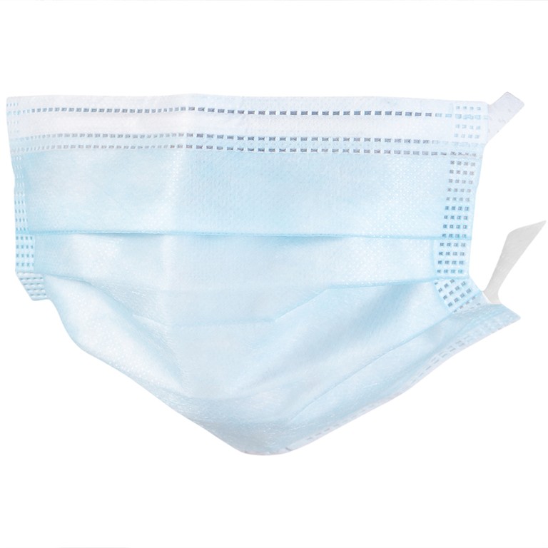 Khẩu trang y tế Safefit màu xanh 4 lớp hỗ trợ ngăn khói, bụi, kháng khuẩn (50 cái)