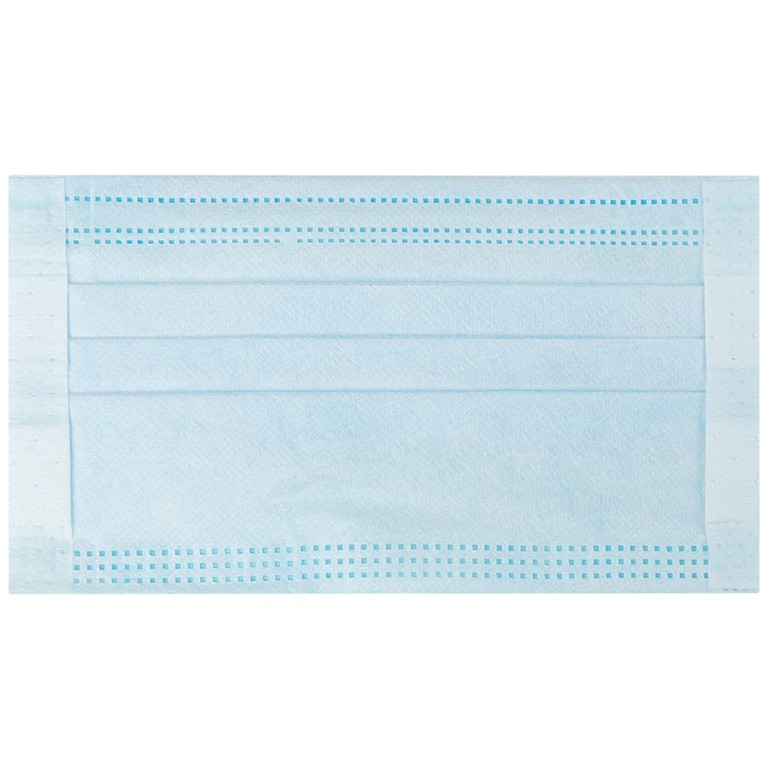 Khẩu trang y tế Safefit màu xanh 4 lớp hỗ trợ ngăn khói, bụi, kháng khuẩn (50 cái)