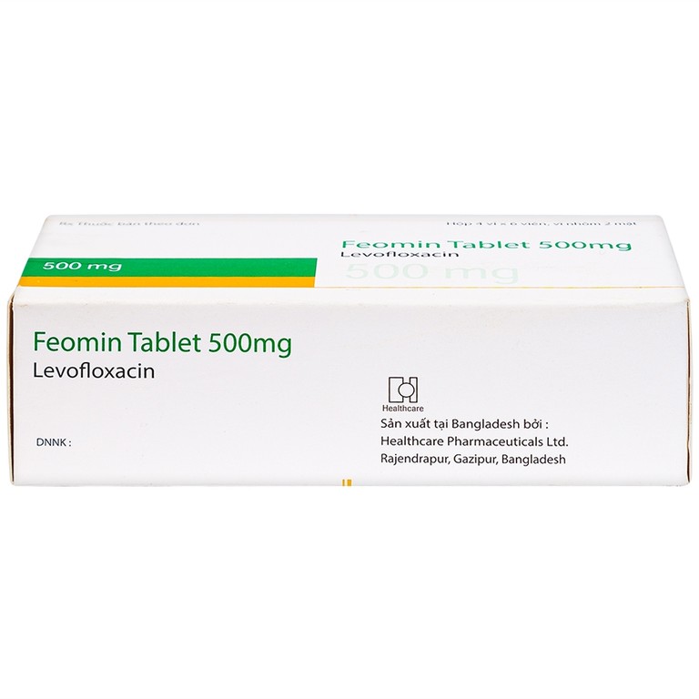 Thuốc Feomin 500mg General Pharm điều trị nhiễm khuẩn (6 vỉ x 4 viên)