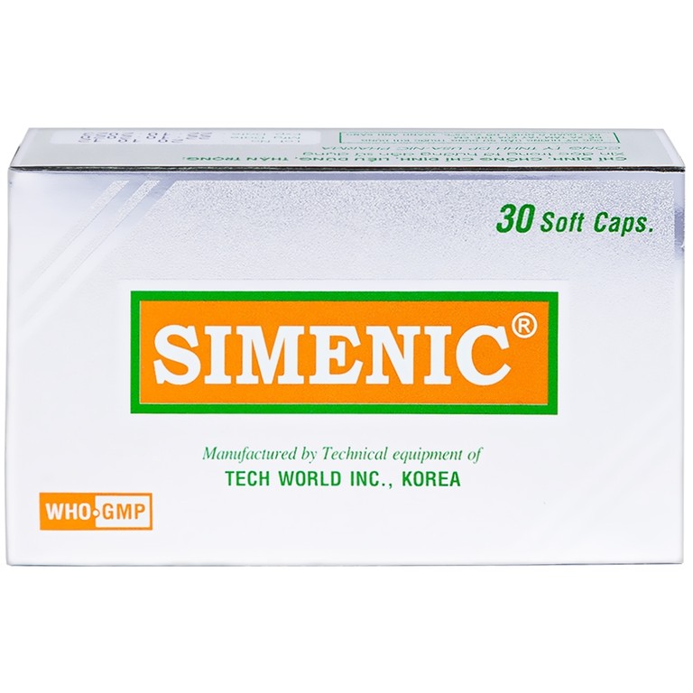 Thuốc Simenic điều trị đau do co thắt cơ trơn (3 vỉ x 10 viên)