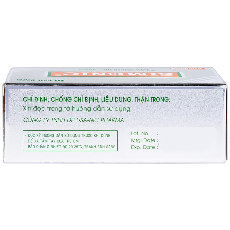 Thuốc Simenic điều trị đau do co thắt cơ trơn (3 vỉ x 10 viên)