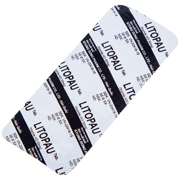 Thuốc Litopau Tab điều trị các triệu chứng viêm dạ dày mãn tính (3 vỉ x 10 viên)
