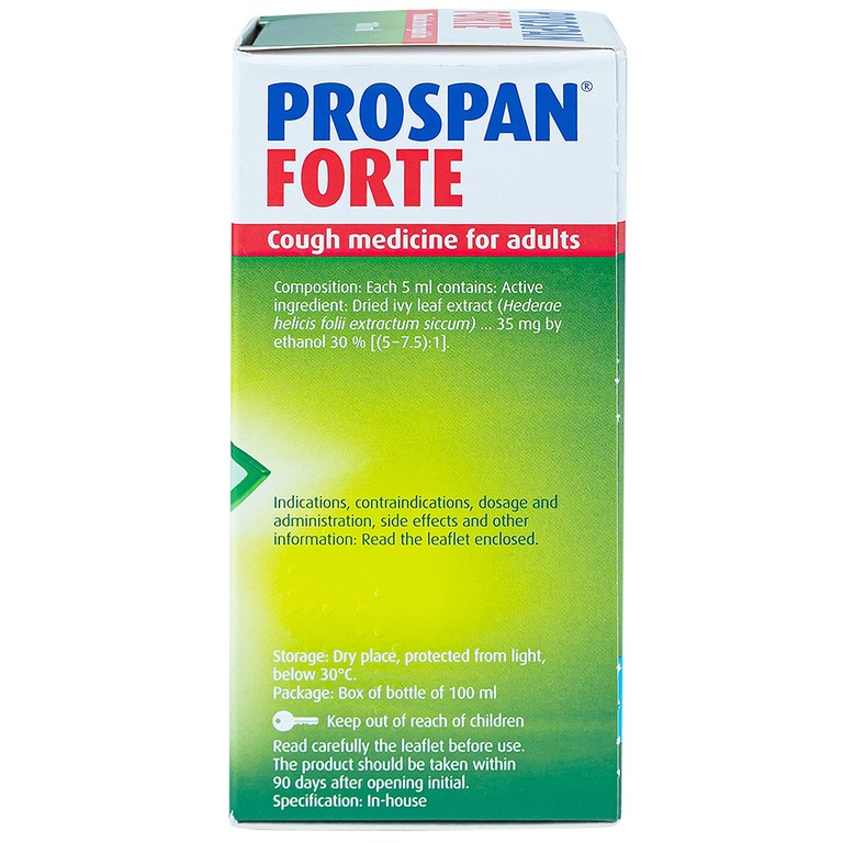 Thuốc Prospan Forte Engelhard điều trị viêm đường hô hấp cấp (100ml) 