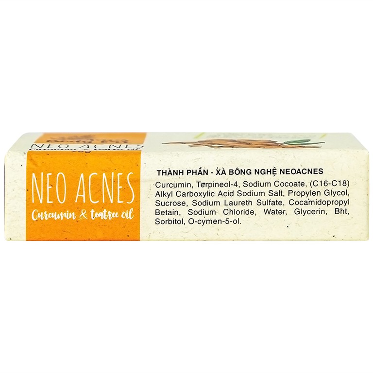 Xà phòng tắm ngừa mụn La Beauty Acnes Body Bar chứa nghệ và tinh chất dầu tràm (75g)