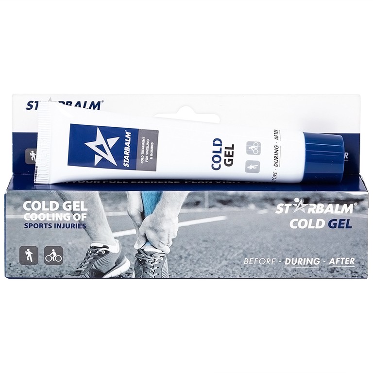 Gel Starbalm Cold Gel có tác dụng làm mát và ngăn ngừa chấn thương thể thao (25ml)