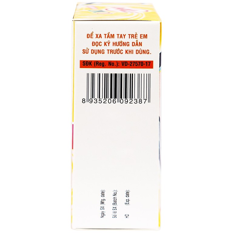 Cốm Unikids Zinc 70 DHG tăng cường sức đề kháng (24 gói x 1.5g)