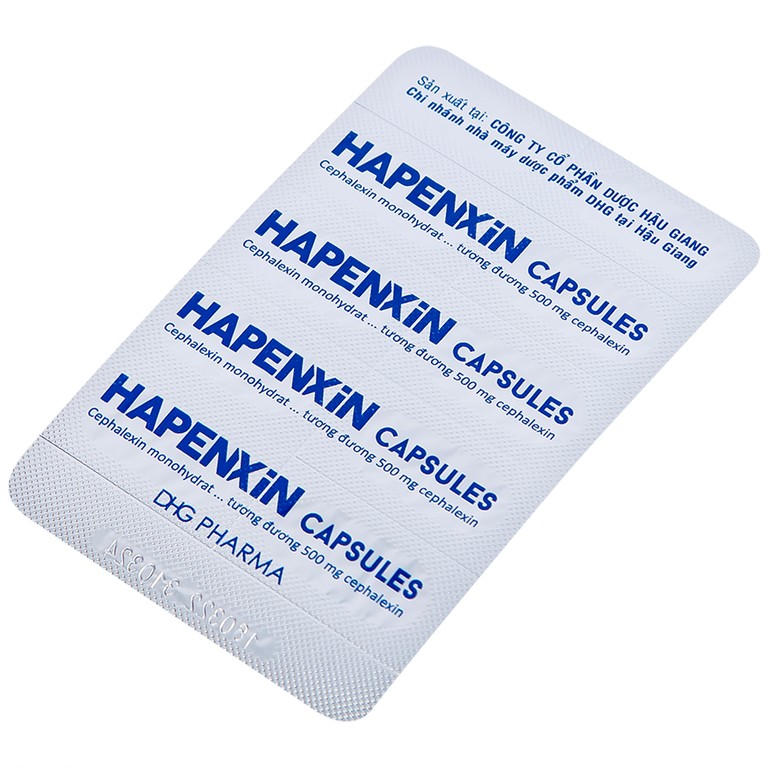 Thuốc Hapenxin Capsules DHG điều trị nhiễm khuẩn (10 vỉ x 10 viên)