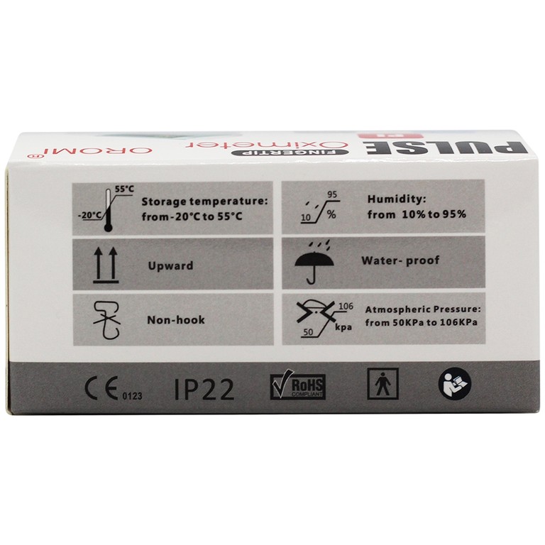 Máy đo nồng độ oxy trong máu (SPO2) Pulse Fingertip Oximeter A4 Oromi hỗ trợ đo nhanh chóng và chính xác