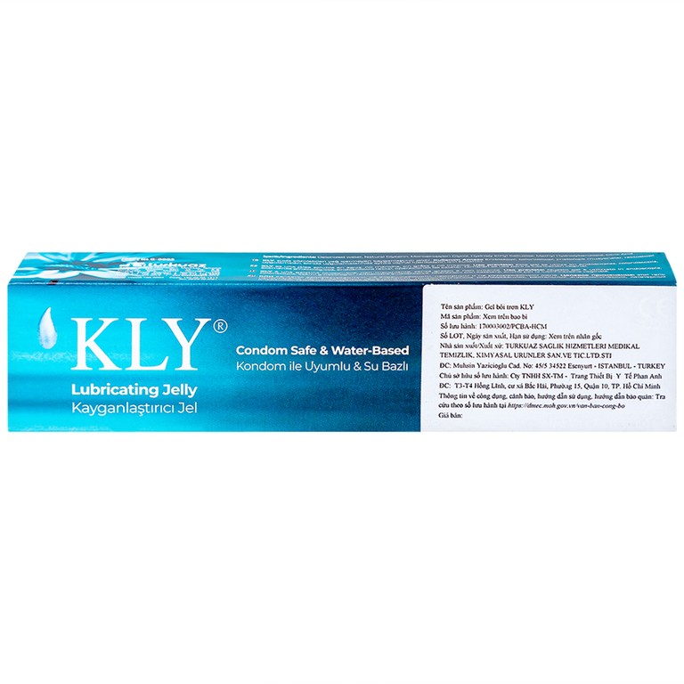 Gel bôi trơn Kly bổ sung lượng chất nhờn, khắc phục chứng khô âm đạo (82g)