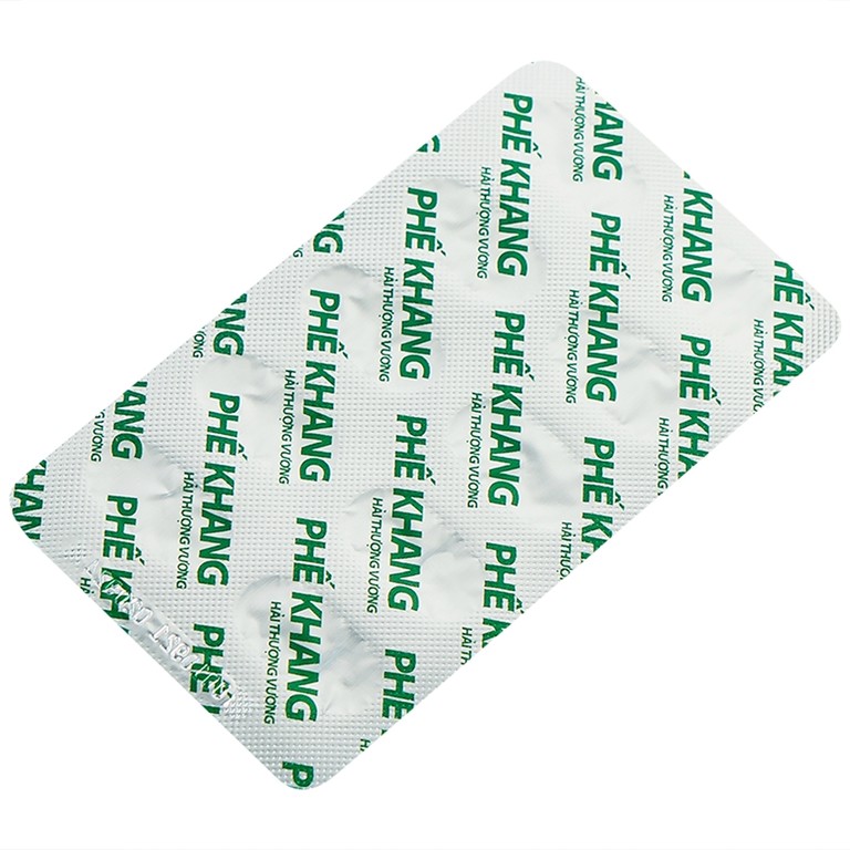 Viên uống Phế Khang Hải Thượng Vương Vesta hỗ trợ giảm đau rát họng, khản tiếng do ho kéo dài (3 vỉ x 10 viên)