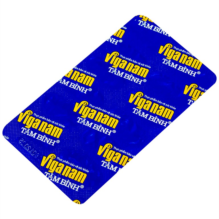 Viên uống Viganam Tâm Bình hỗ trợ bổ thận tráng dương (5 vỉ x 12 viên)