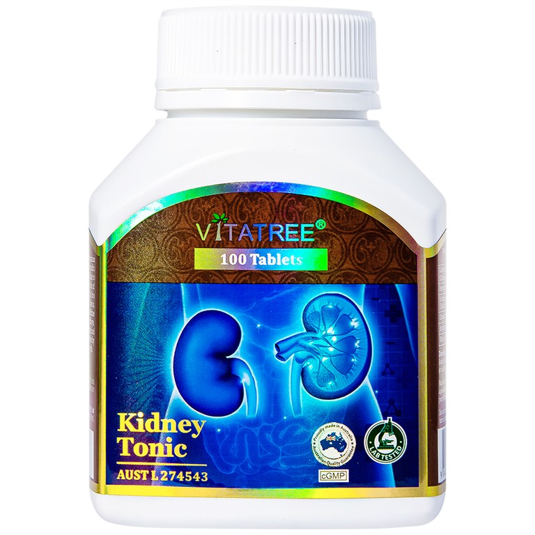 Viên uống Vitatree Kidney Tonic hỗ trợ bổ thận, tăng cường chức năng thận (100 viên)