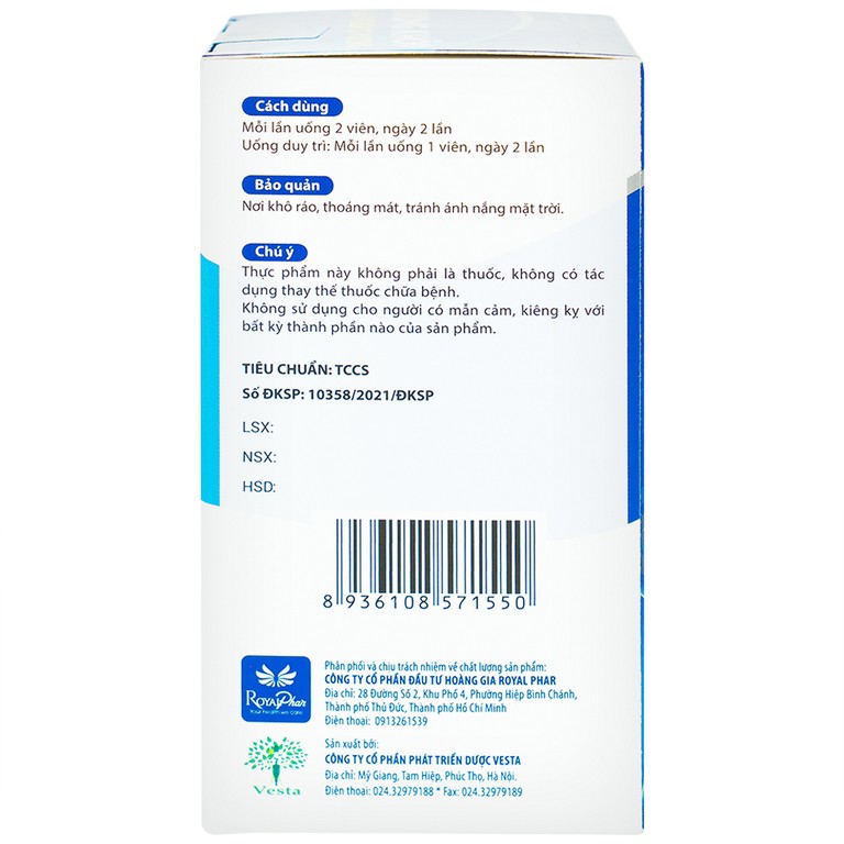 Viên nang cứng Xương Khớp Hải Thượng Vương hỗ trợ giảm nguy cơ thoái hóa xương khớp (30 viên)