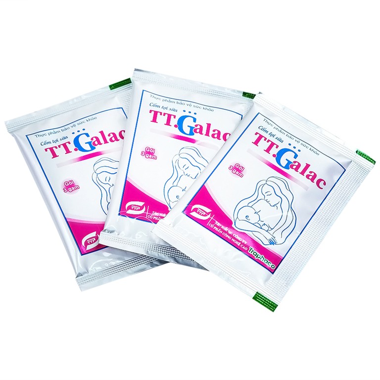 Cốm lợi sữa TT.Galac Traphaco hỗ trợ lợi sữa, tăng tiết sữa, giảm nguy cơ tắc tuyến sữa (20 gói x 3g)