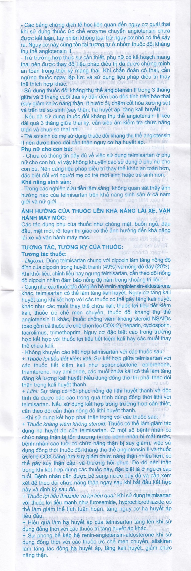 Thuốc Telmisartan 40 A.T An Thiên điều trị tăng huyết áp (3 vỉ x 10 viên)