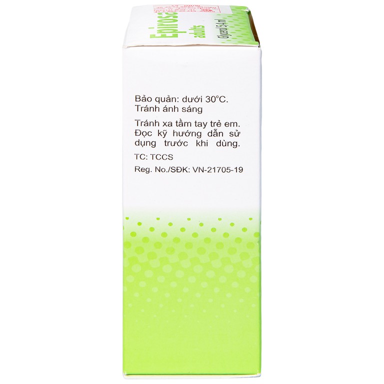 Dung dịch thụt trực tràng Epirosa Adults Lainco giảm triệu chứng táo bón (6 tuýp x 7.5ml)