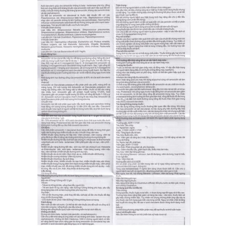 Thuốc Cledomox 1000 Tenamyd điều trị các trường hợp nhiễm khuẩn (2 vỉ x 7 viên)