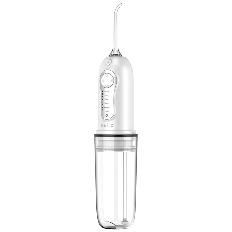 Máy tăm nước cầm tay Halio Professional Cordless Oral Irrigator loại bỏ đến 99,99% vụn thức ăn bám dính