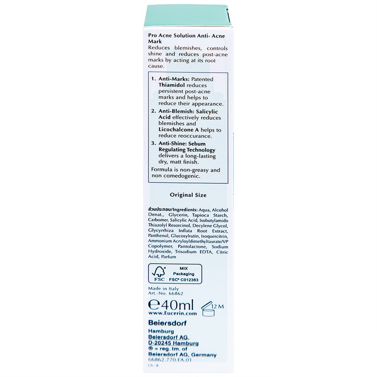 Tinh chất Eucerin Acne-Oil Control Pro Acne Solution Anti-Acne Mark giảm thâm mụn, dưỡng sáng da (40ml)