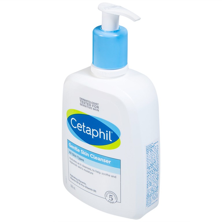 Sữa rửa mặt dịu nhẹ Cetaphil Gentle Skin Cleanser cung cấp độ ẩm cho da (500ml)