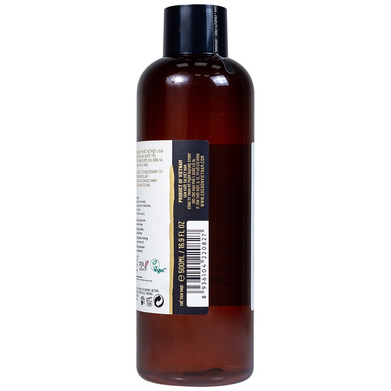 Nước tẩy trang bí đao Cocoon dịu nhẹ và làm sạch sâu (500ml)
