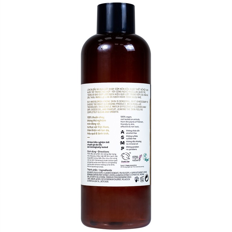 Nước tẩy trang bí đao Cocoon dịu nhẹ và làm sạch sâu (500ml)